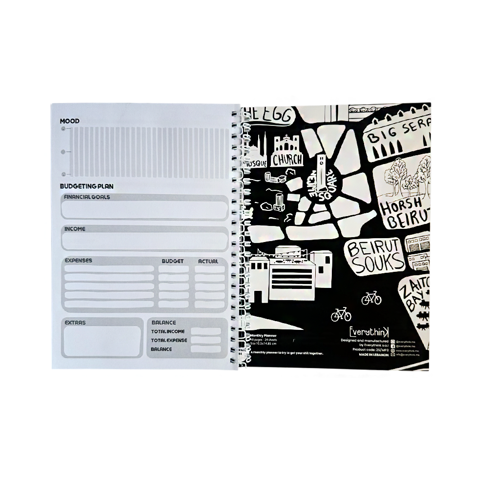 Monthly Planner: Constantly Planning In The Midst Of Chaos