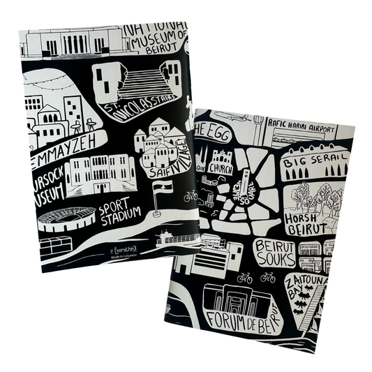 A6 Sketchbook: Beirut in Black & White