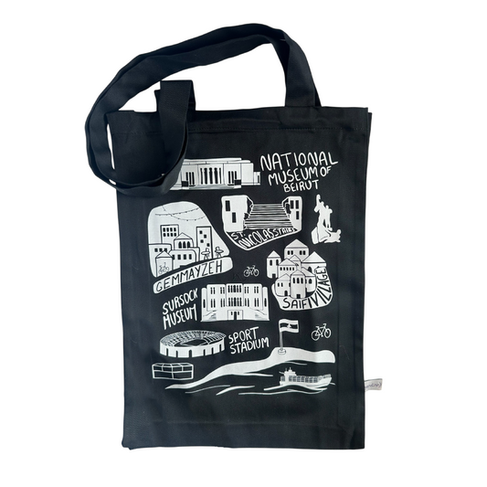 Tote Bag: Beirut in Black & White