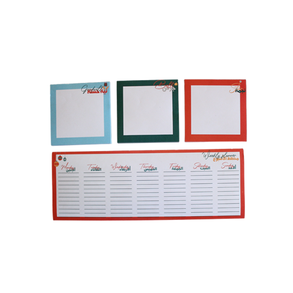 Desk Planner: Planner/Notepad Set