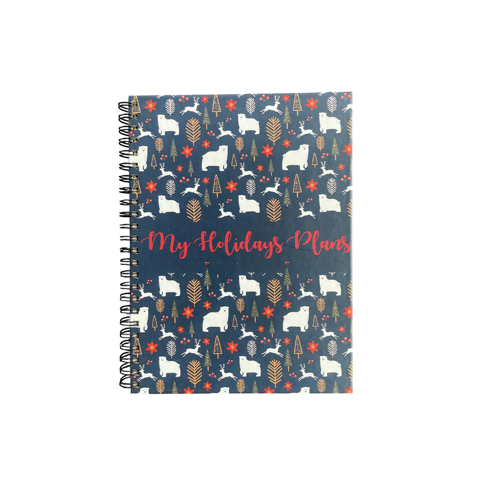 Hardcover Notebook: My Holiday Plans