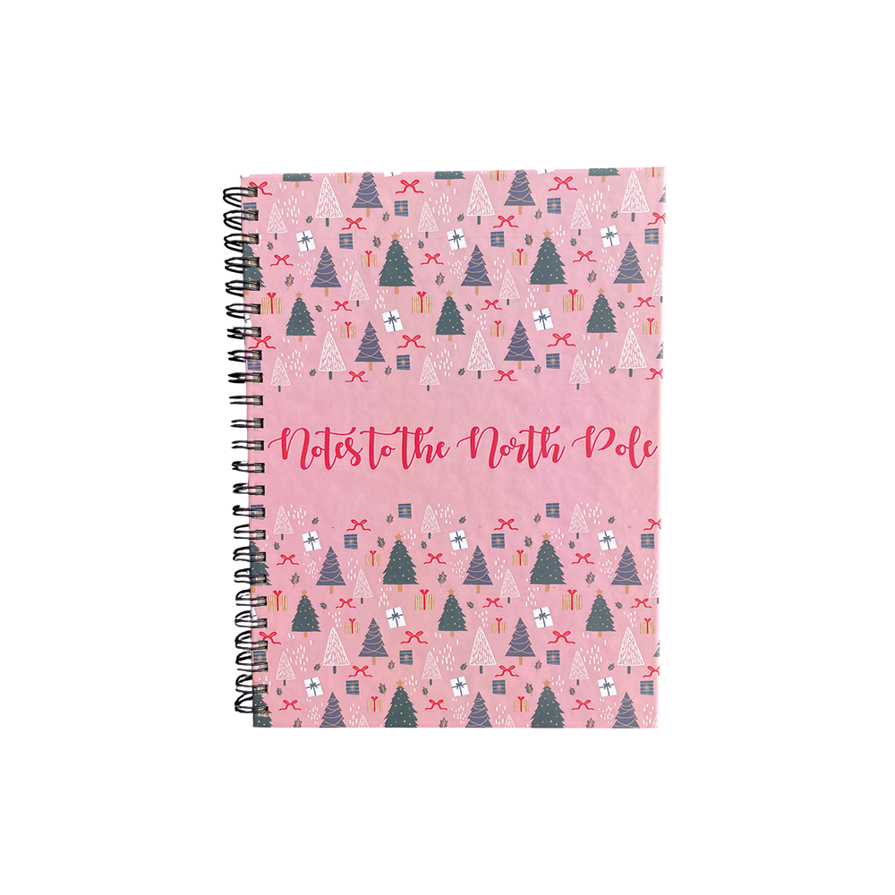 Hardcover Notebook: Notes To The North Pole