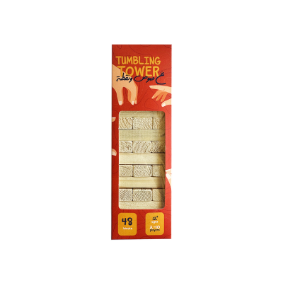 Wooden Game: Tumbling Tower - 3a Sous W No2ta