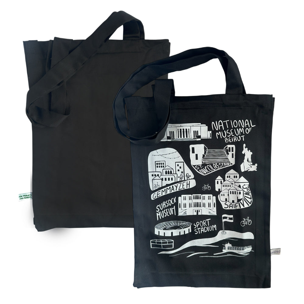 Tote Bag: Beirut in Black & White