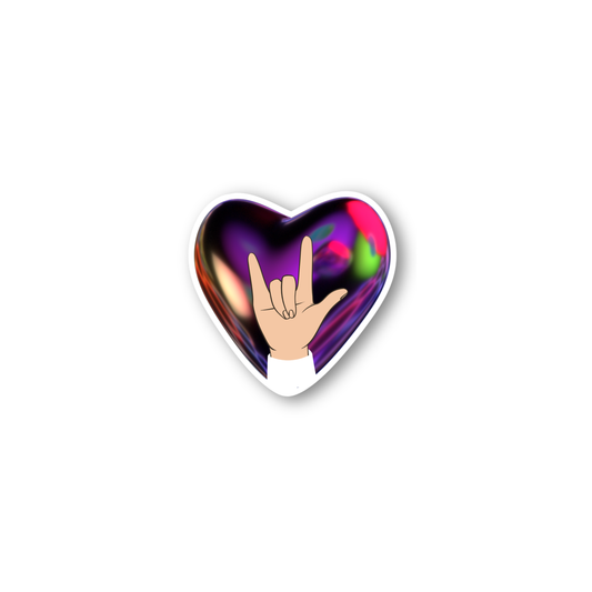 Basmet Hob: Love Sign Sticker
