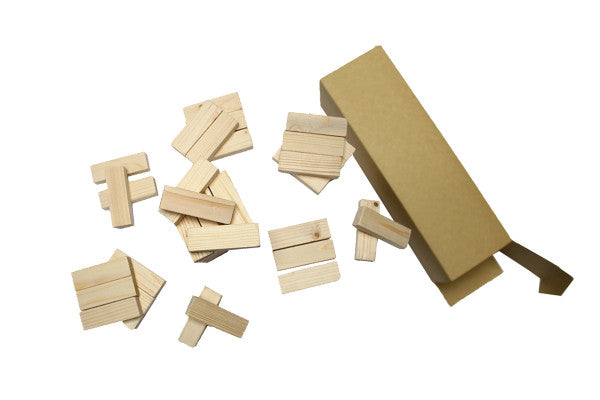 Wooden Game: Tumbling Tower - 3a Sous W No2ta