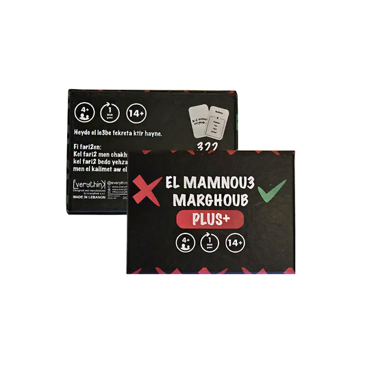 Card Game: El Mamnou3 Marghoub