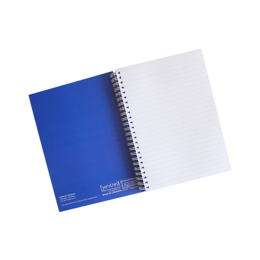 Hardcover Notebook: No فلسفة Allowed