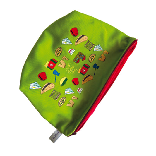 Small Pouch: Haida Pouch Siyehe Green