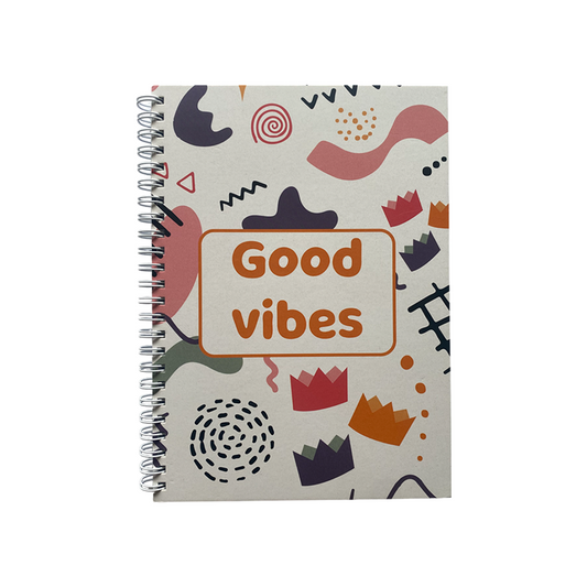 Hardcover Notebook: Good Vibes