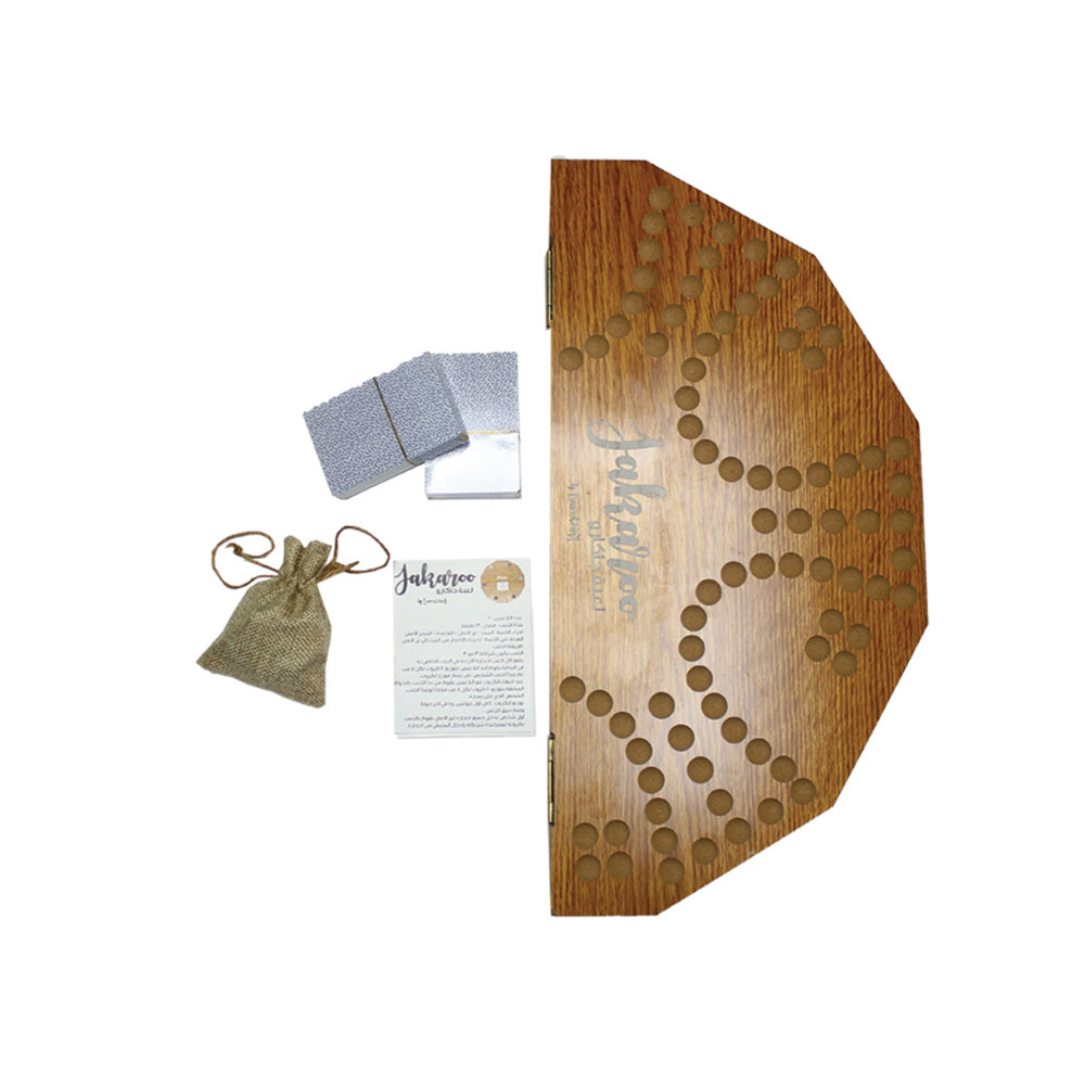 Wooden Game: Jackaroo 6 Players