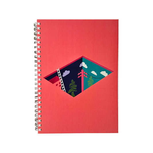 Hardcover Notebook: Going Up...