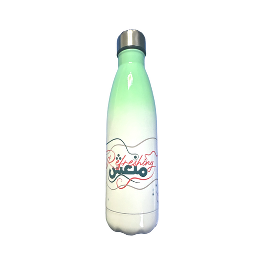 Water Bottle: Green Refreshing مُنْعِش
