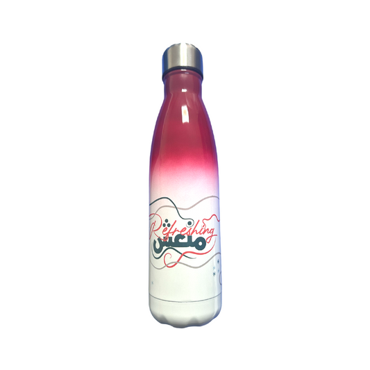 Water Bottle: Red Refreshing مُنْعِش