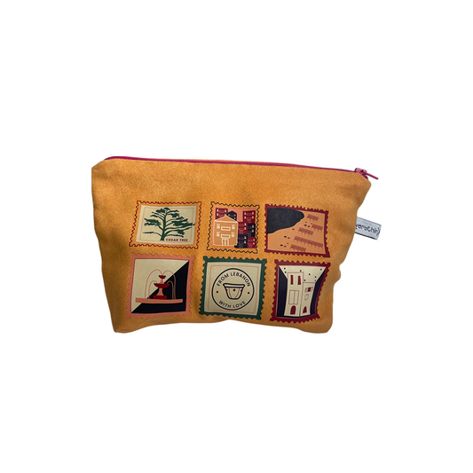 Small Pouch: Lebanese Stamps