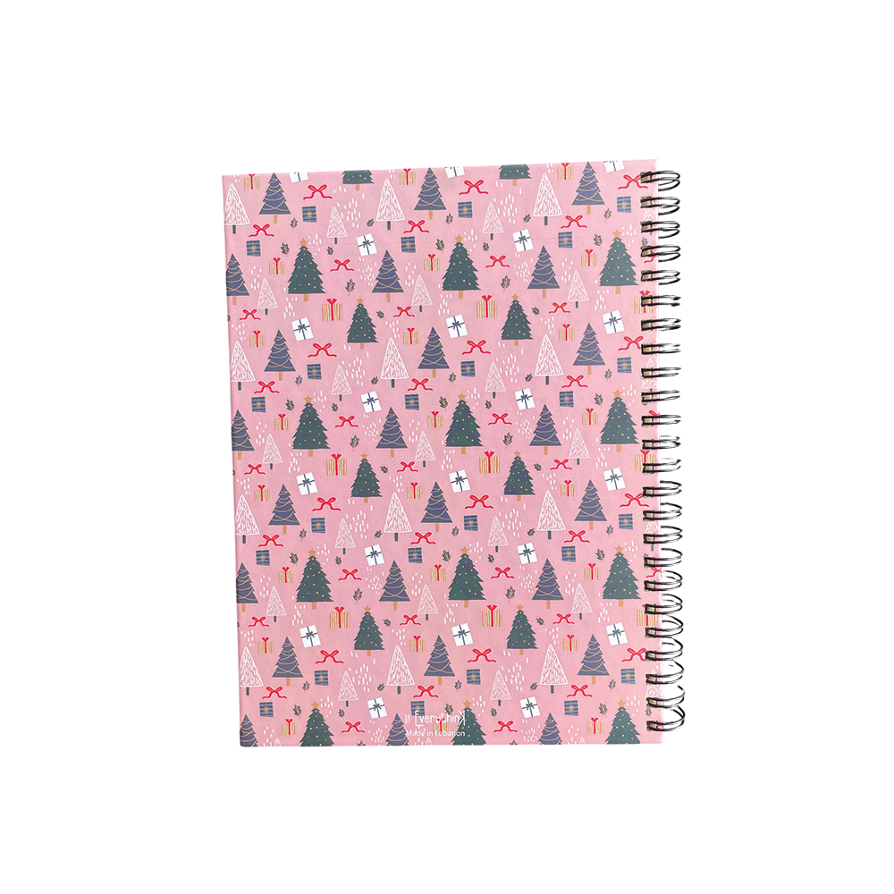 Hardcover Notebook: Notes To The North Pole