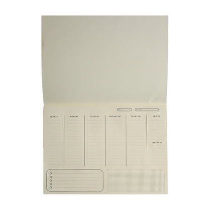 A4 Weekly Planner: La Fakkir Eno Aande Hayet