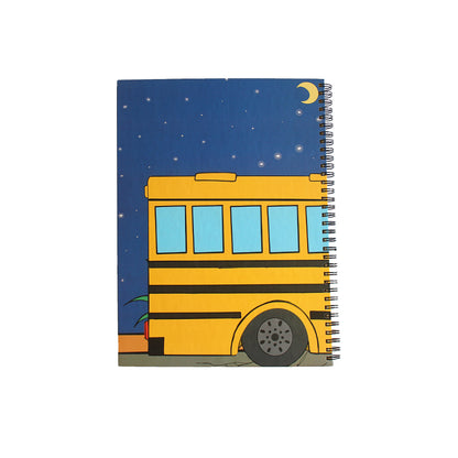 Hardcover Notebook A4: For The Longest Bus Rides