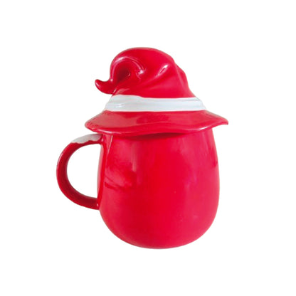 Mug: Jolly Santa Claus with Lid