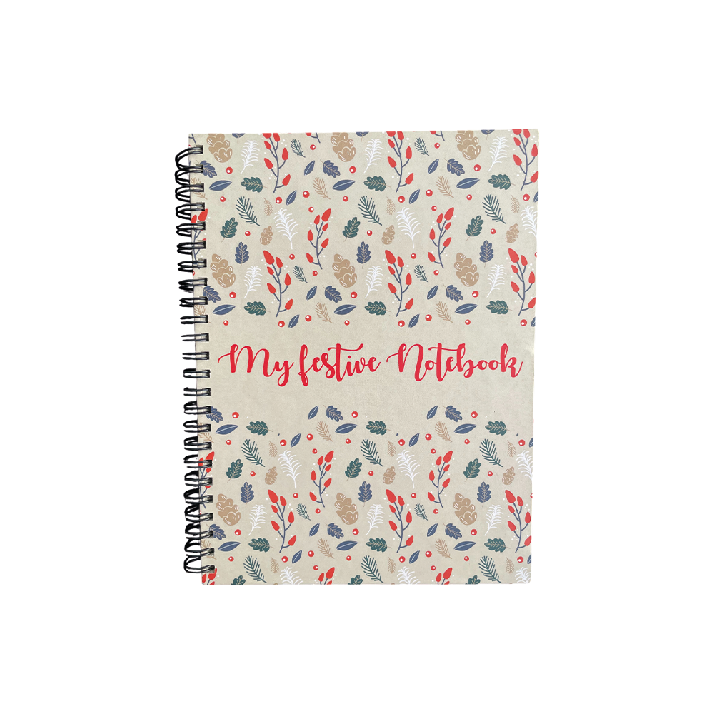 Hardcover Notebook: My Festive Notebook