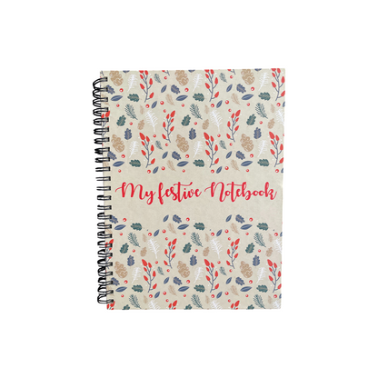 Hardcover Notebook: My Festive Notebook