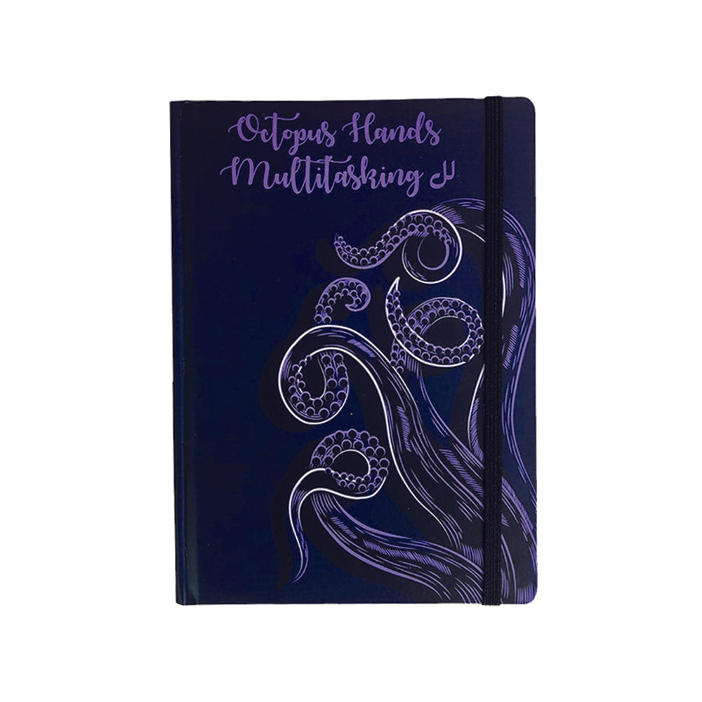 Hardcover Sketchbook: Octopus Hands Ll Multitasking
