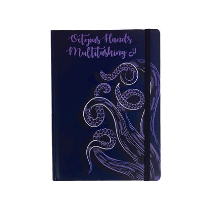 Hardcover Sketchbook: Octopus Hands Ll Multitasking