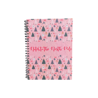 Hardcover Notebook: Notes To The North Pole
