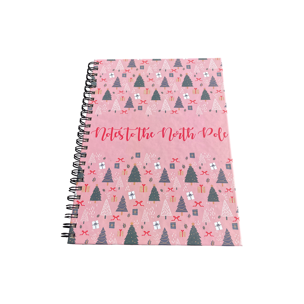 Hardcover Notebook: Notes To The North Pole