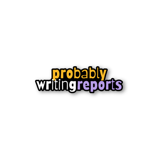 Basmet Hob: Writing Reports Sticker