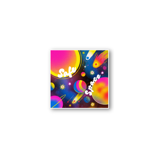 Basmet Hob: Safe Space Sticker