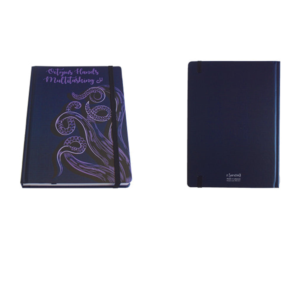 Hardcover Sketchbook: Octopus Hands Ll Multitasking