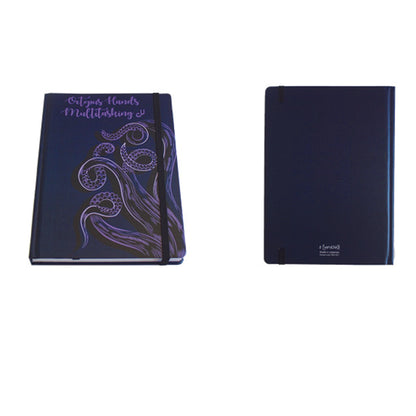 Hardcover Sketchbook: Octopus Hands Ll Multitasking