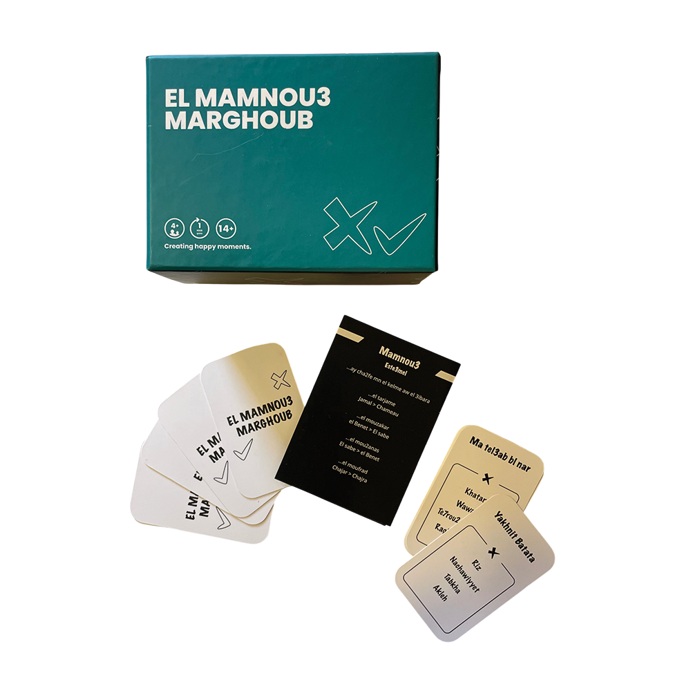Card Game: El Mamnou3 Marghoub