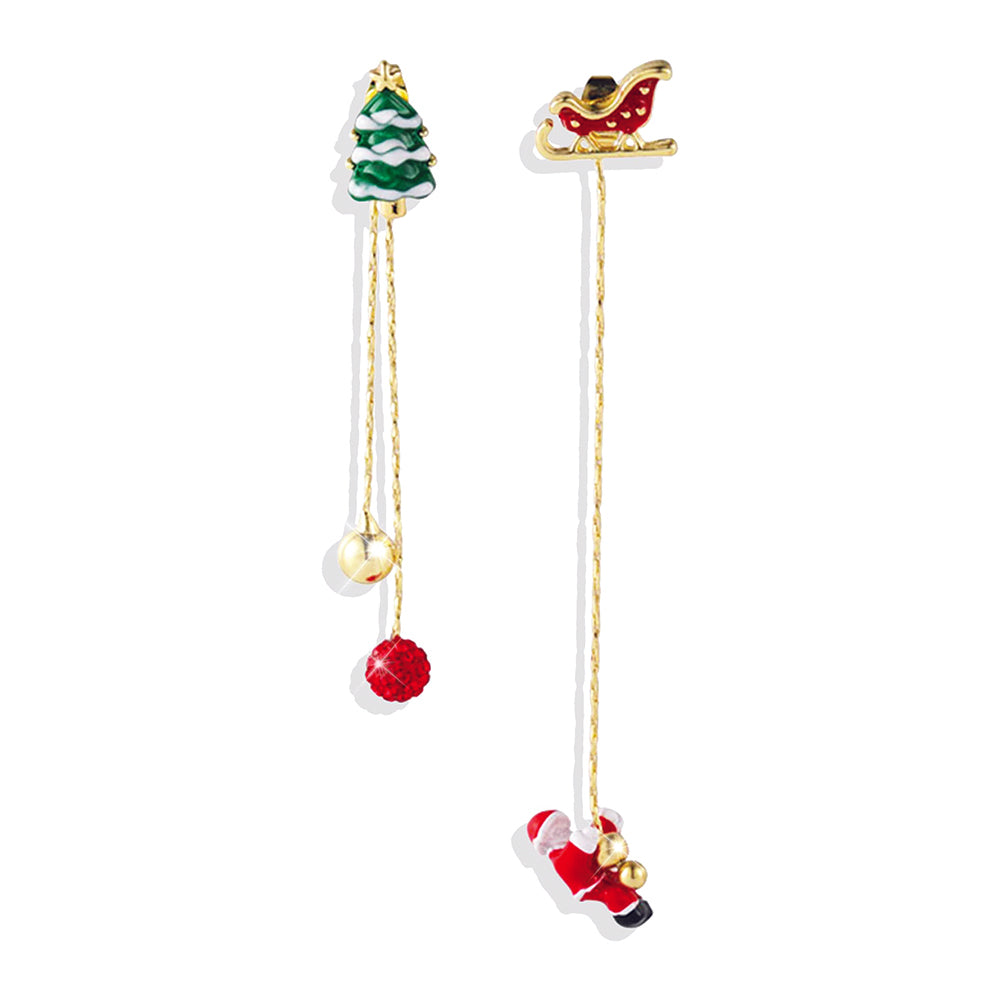 Christmas: Santa & Tree Dangle Earrings ✨
