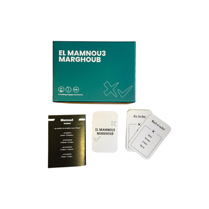 Card Game: El Mamnou3 Marghoub